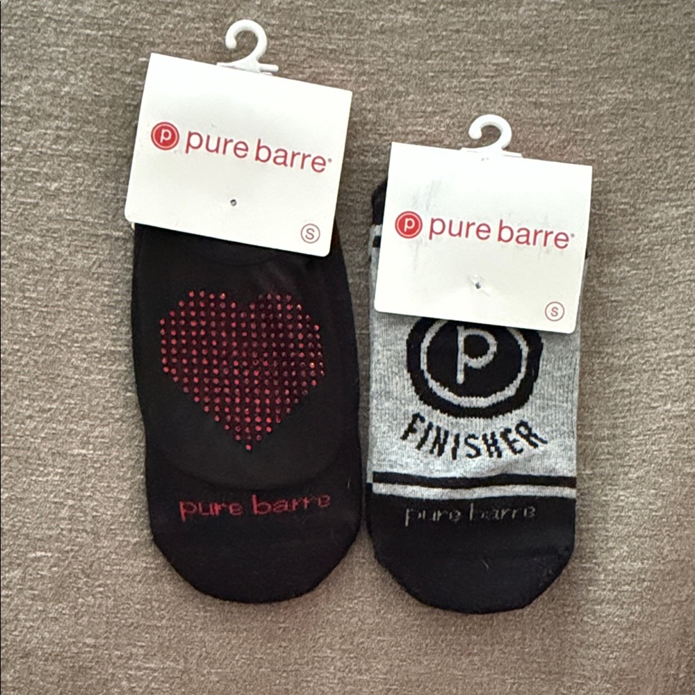 2 pairs of Pure Barre Grippy Socks